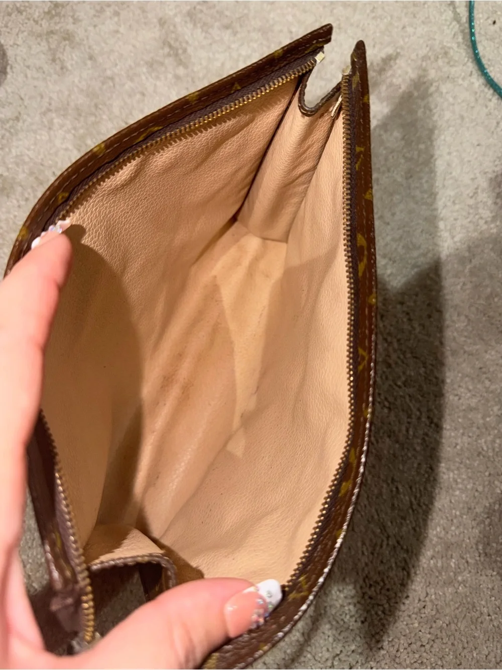 Louis Vuitton Brown Monogram Canvas Toiletry Pouch